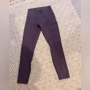 Lululemon Eggplant Nulux Wunder Under, size 6